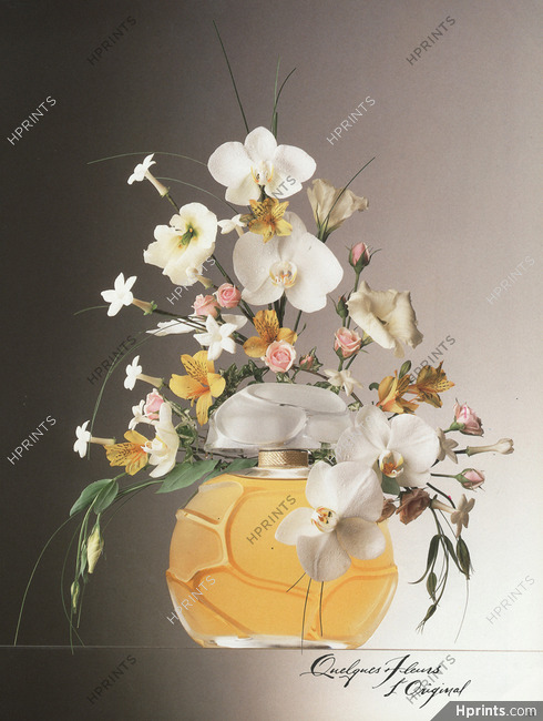Houbigant (Perfumes) 1987 "Parfums en Fleurs" L'Original, Photo Roger Turqueti