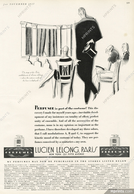 Lucien Lelong (Perfumes) 1927