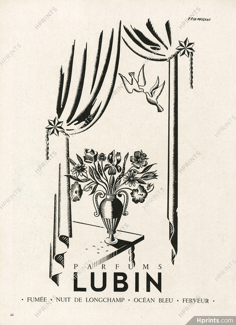 Lubin (Perfumes) 1946 Pierre Fix-Masseau