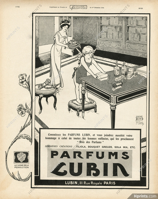 Lubin (Perfumes) 1909 Félix Jobbé-Duval