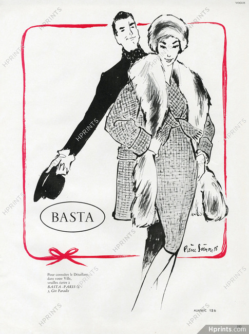 Basta (Clothing) 1958 Pierre Simon