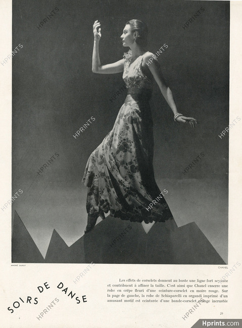 Chanel 1937 Summer Dress, Photo André Durst — Clipping