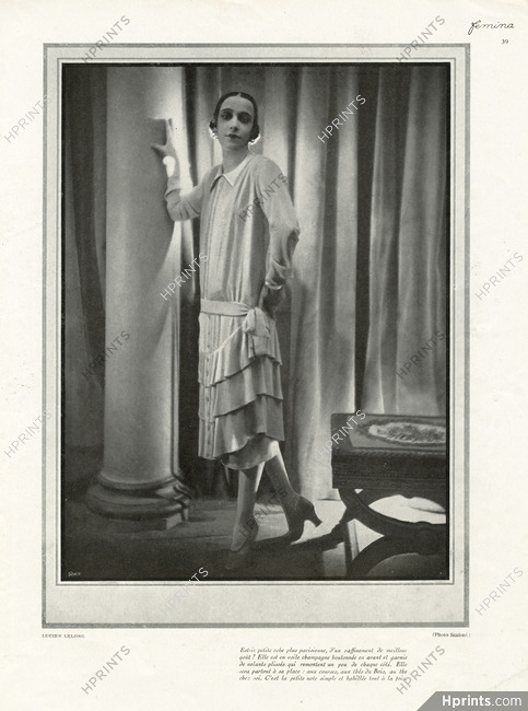Lucien Lelong 1925 Parisian Dress, Photo Egidio Scaioni