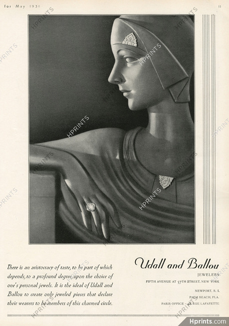 Udall and Ballou (Jewels) 1931 Art Deco