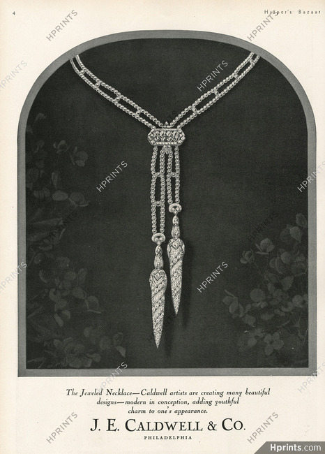 Caldwell & Company (High Jewelry) 1930 Necklace, Art Deco