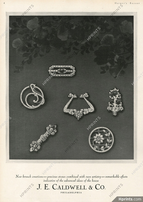 Caldwell & Company (High Jewelry) 1930 New Brooch Creations
