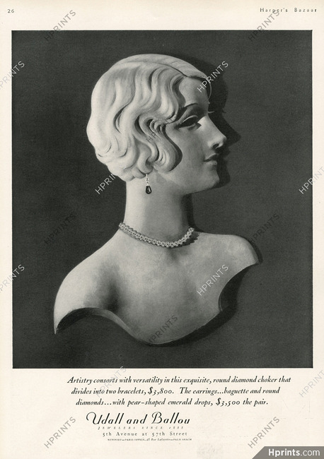 Udall And Ballou 1930 Necklace, Earrings
