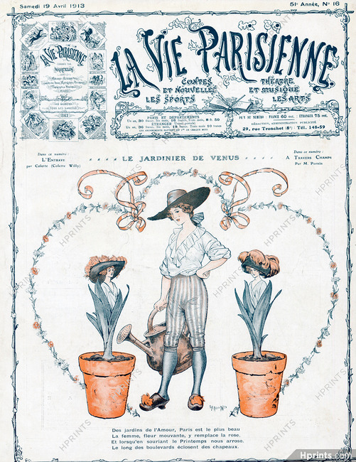 Hérouard 1913 "Le Jardinier de Vénus" Gardener