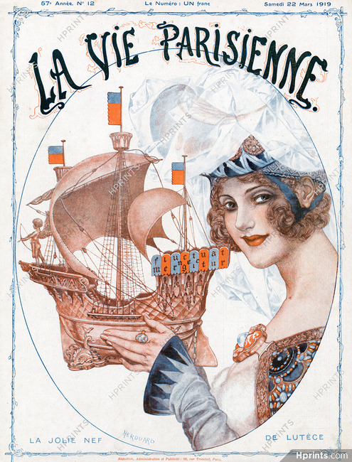Hérouard 1919 "La Jolie Nef de Lutèce" Fluctuat Nec Mergitur