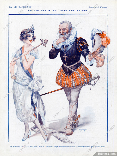 Hérouard 1922 Le Roi est Mort, Vive les Reines, Renaissance Costumes