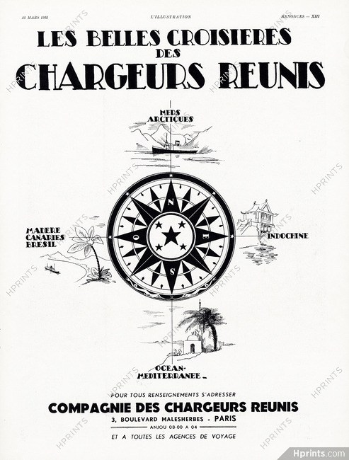 Chargeurs Réunis (Ship Company) 1935