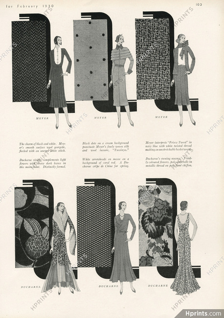 Ducharne & E. Meyer & Cie 1930 Dynevor Rhys, Harper's Bazaar