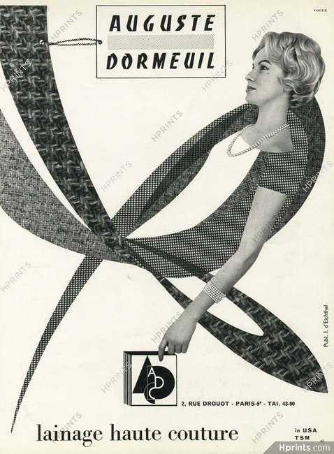 Auguste Dormeuil (Fabric) 1959