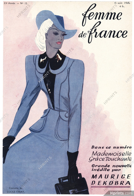 Lucile Paray 1937 Costume