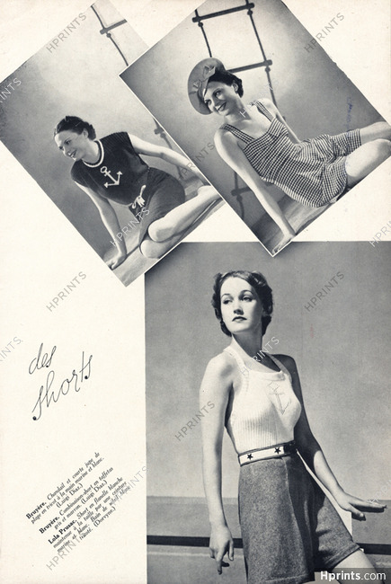 Shorts 1937 Bruyère, Lola Prusac