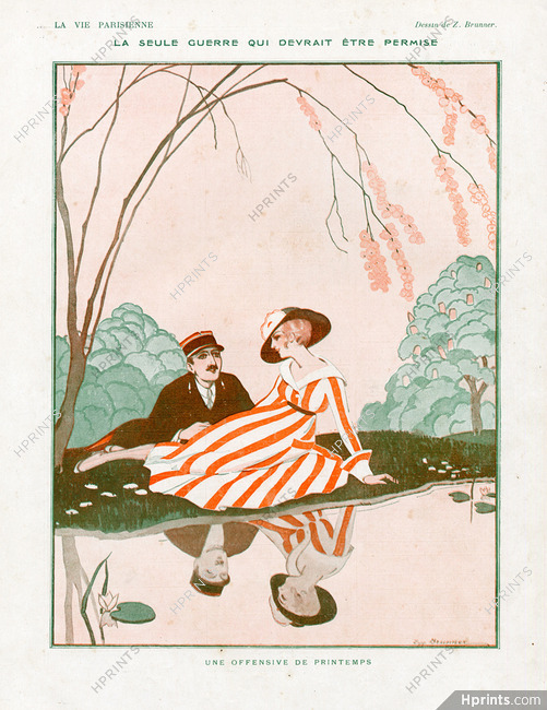 Zyg Brunner 1916 ''Une offensive de printemps'', Lovers