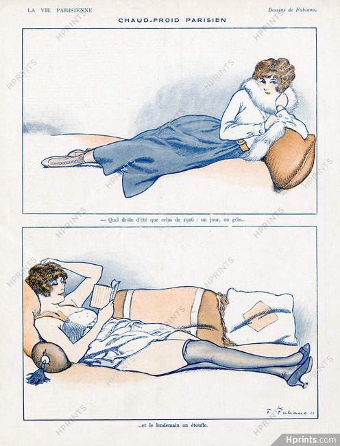 Fabiano 1916 ''Chaud-froid parisien'' Stockings