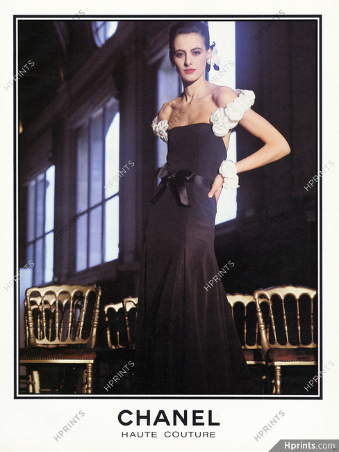 Chanel 1984 Inès de la Fressange — Publicité Ancienne