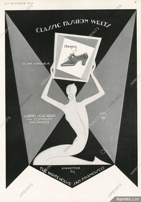 Laird Schober and Company (Shoes) 1927