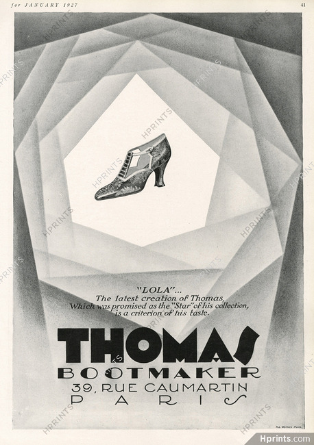 Thomas (Bootmaker) 1927 Evening Shoes