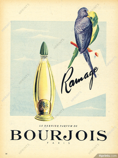 Bourjois (Perfumes) 1950 Ramage, Parrot