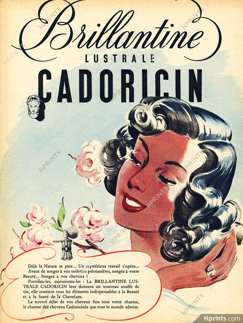 Cadoricin (Hair Care) 1950 Brillantine