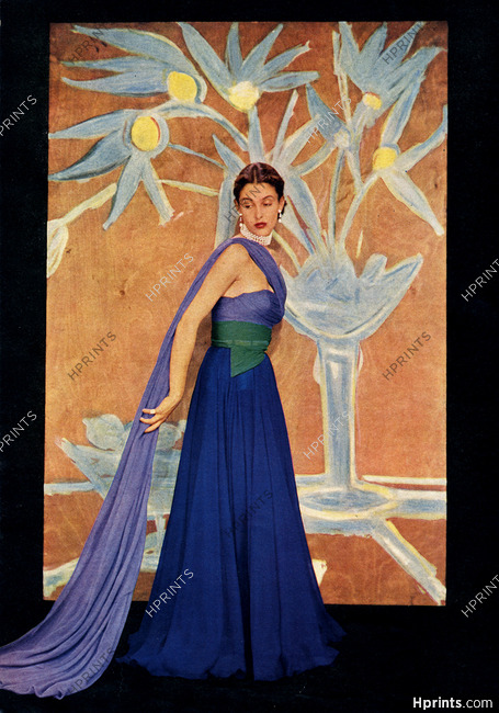 Jean Dessès 1951 Evening Dress