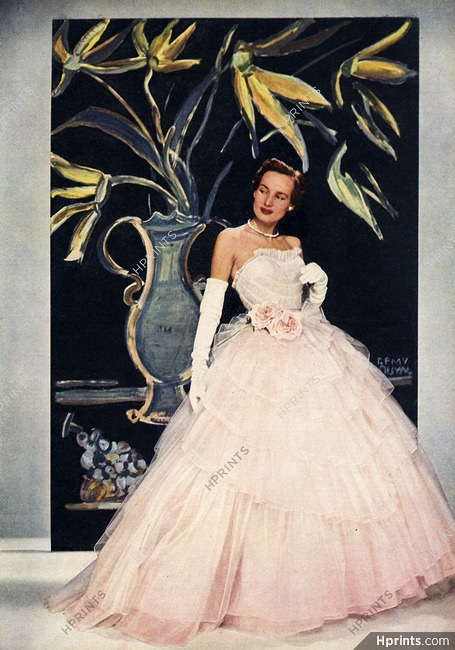 Christian Dior 1951 Robe de grand gala