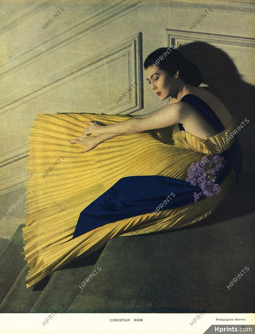 Christian Dior 1949 Evening Gown, Alla Ilchun, Harry Meerson Fashion Photography
