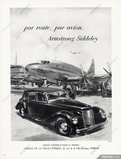 Armstrong Siddeley 1949 Par route, par avion...