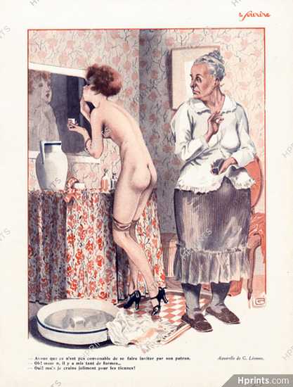 Georges Léonnec 1929 Nude
