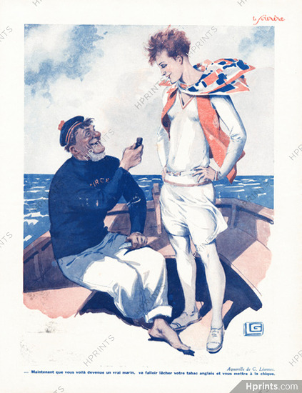 Georges Léonnec 1929 Sailor