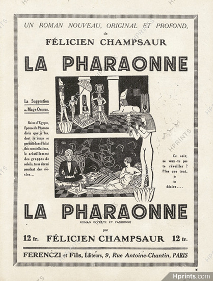 La Pharaonne 1929 Félicien Champsaur