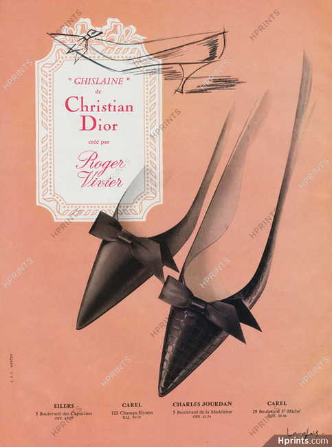 Vintage Christian Dior shoes 150 RPP 550  Maison Vivienne