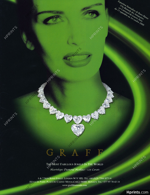 Graff, Jewelry — Original adverts and images