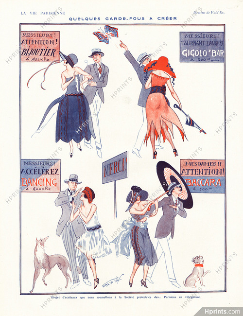 Vald'Es 1921 "Quelques Garde-fous à Créer"