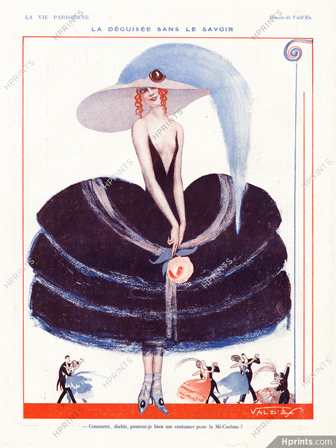 Vald'Es 1921 "La Déguisée sans le Savoir" Disguise