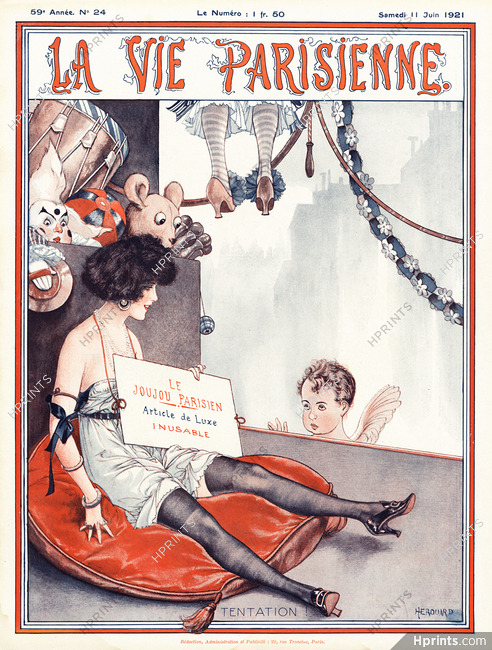 Hérouard 1921 Le Joujou Parisien - Tentation, Angel, Toys And Games