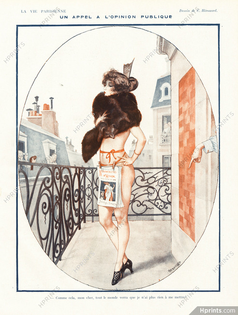 Chéri Hérouard 1921 "Un appel à l'opinion publique" Fox, Fur