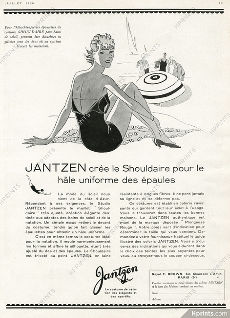 Jantzen (Swimwear) 1930 Shouldaire