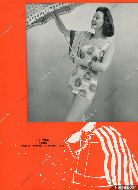 Hermès (Swimwear) 1957 Parasol