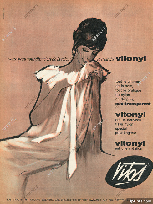 Vitos (Lingerie) 1961 Nightgown