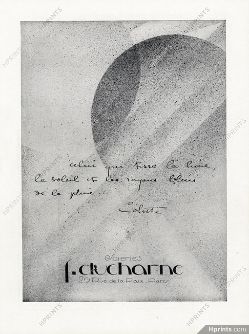 Ducharne 1930 Colette, Autograph
