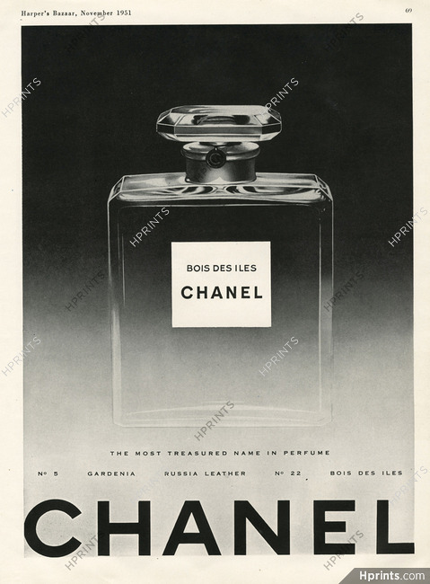 Chanel (Perfumes) 1951 Bois des Iles — Perfumes