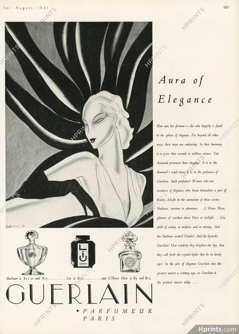 Guerlain 1931 Shalimar, Liu, L'heure Bleue, Darcy — Perfumes