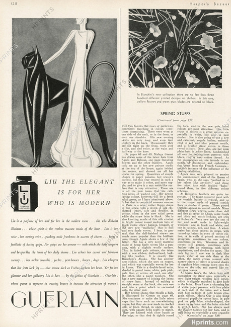 Guerlain 1931 Black Panther, "Liu" Darcy