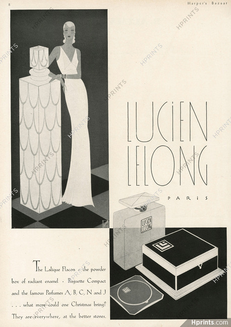 Lucien Lelong (Perfumes) 1930 Lalique Flacon, Reynaldo Luza