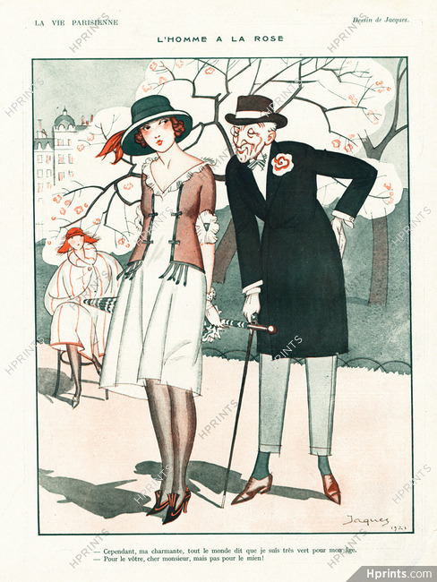 Jaques 1921 L'Homme à la Rose, Womanizer