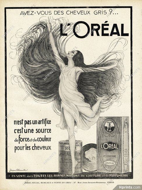 L'Oréal 1921 Colorant, Jean Claude