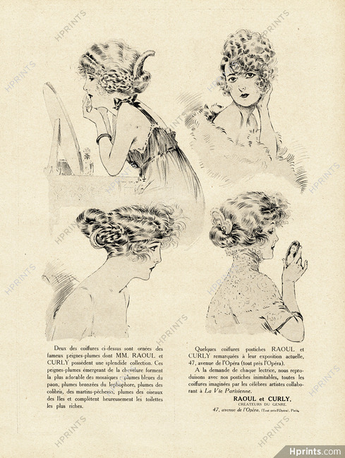 Raoul & Curly (Hairstyle) 1921 Maurice Millière